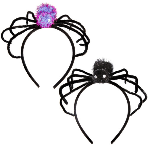 Διακοσμητική κορδέλα για πάρτι Halloween, αράχνη Halloween Elements με πούλιες, ελαστικό 1