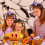 Διακοσμητική κορδέλα για πάρτι Halloween, αράχνη Halloween Elements με πούλιες, ελαστικό 5