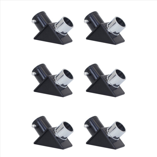 Conjunto de 6 prismas diagonais de 90 graus para inversão de imagem, com 0,965 polegadas (24,5 mm), para oculares de telescópios astronômicos.