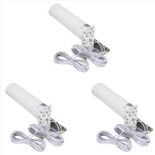 Antena externa 3X 4G LTE com conector SMA duplo para roteadores e modems 3G e 4G, 10-12 dBi.