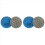 Conjunto de 2 Discos de Polimento Diamantados Eletrodepositados de 50mm (2 Polegadas) para Azulejos, Vidro, Metal e Madeira - P60 1
