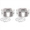 2x Flanform 2,3 l, Edelstahl-Flaschenform mit Deckel - Flanmaker 1