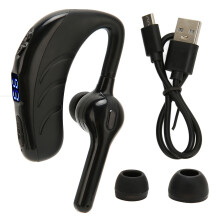 Wireless Earpiece With Voice Command Noise Cancelling Bluetooth Headset In-Ear Headphone For Business Office Driver Trucker For Android iOS