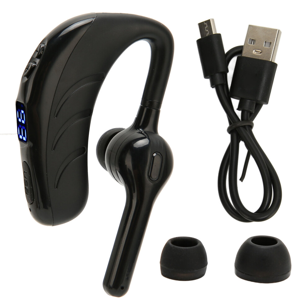 Wireless Earpiece With Voice Command Noise Cancelling Bluetooth Headset In-Ear Headphone For Business Office Driver Trucker For Android Ios 9420858063063