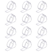 Clip regolabili per tovaglia, perfette per feste ed eventi, in plastica resistente e robusta, dal design facile da usare, stabili anche in condizioni