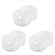 6Pcs Car Spring Bumper Power Auto-Buffers Cushion Spring Suspension Rubber Buffer for All Cars 22mm D