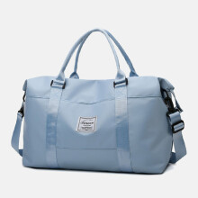 Wochenendtasche, Nass- und Trockenfächer, wasserdichtes Nylongewebe, verstellbare Schultergurte, kompakte Größe, Reisetasche für Damen und