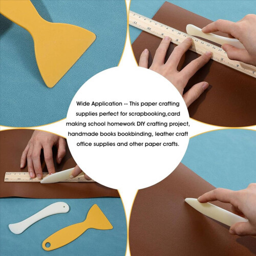 18X Bone Folder Tool, Paper Folding Tools,Plastic Bone Folder Paper Creaser 2