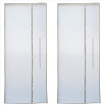 2X AirLock raamafdichting, flexibele doekafdichtingsplaat raamafdichting met rits en lijm