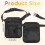 Server Apron with Adjustable Buckle Strap, Waterproof Canvas Waitress Waist Pouch with Multiple Pockets 2