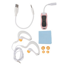 MP3-Player mit Kopfhörern, hydrodynamisches Design, wiederaufladbar, tragbar, ideal zum Schwimmen und für Outdoor-Sportarten, gute Qualität