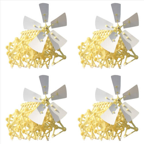 Kit modello 4X Mini Strandbeest (Wind Power DIY-Beast), interessante e regalo per compleanni e feste