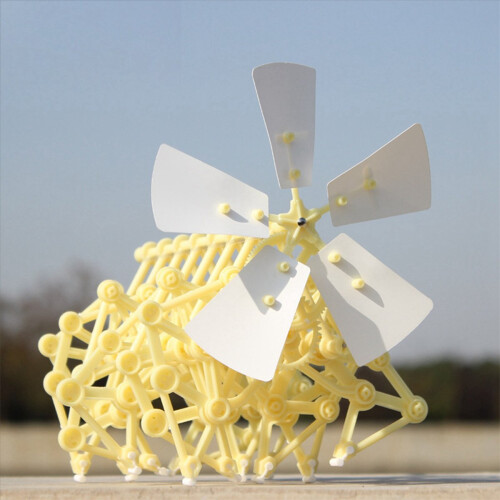 Kit modello 4X Mini Strandbeest (Wind Power DIY-Beast), interessante e regalo per compleanni e feste 2