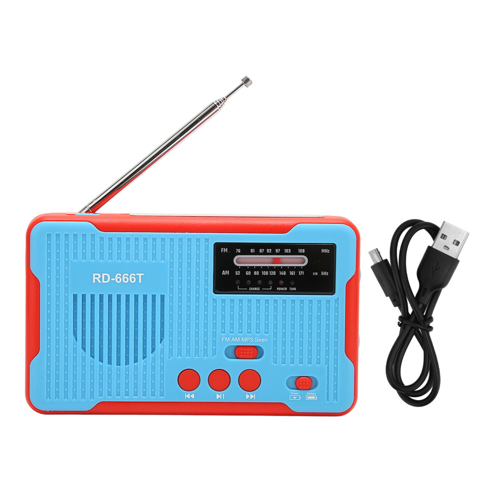 Am Fm Pocket Radio With Stereo Sound, Portable Radio For Long Range Reception Loud Speaker Emergency Radio With Headphone Jack And Hand String, Clear 9420858130147
