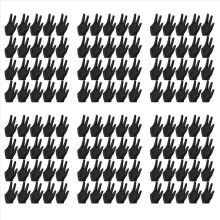 120Pcs Breathable Billiard Gloves Snooker Left Right Hand Gloves 3 Fingers Cue Gloves for Women Men Billiard Accessories