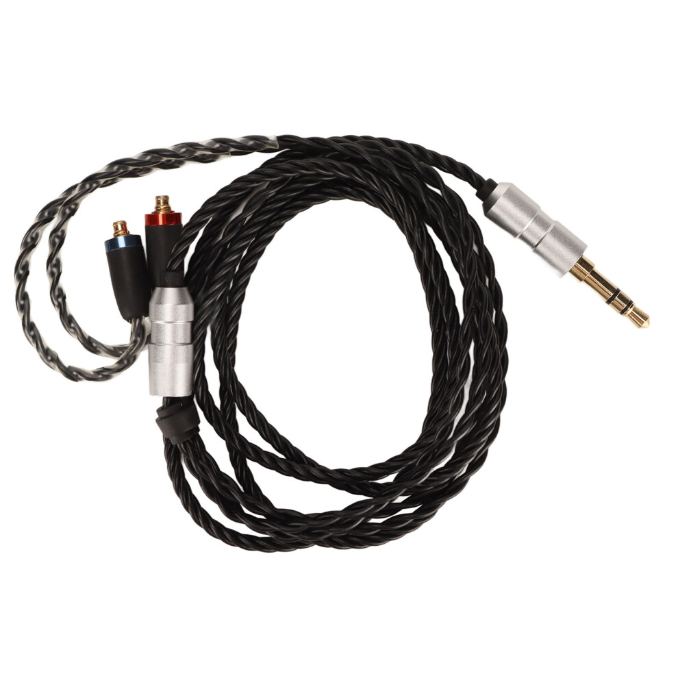 Braided Oxygen Free Copper Upgrade Cable For Headphones,Four Strands Twisted Together With 30 Cores Smooth Sound Transparent Ergonomic Arc Design 9420858056577