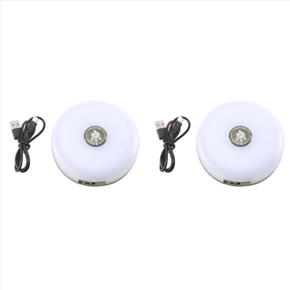 2X Led Camping S Usb Rechargeable Colorful Warm 2-In-1 10M String Tape Measure Ambience Light 4852070754354