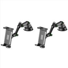 2x Auto Tablethouder Lange Arm Zuignaphouder voor Tablet SUV Vrachtwagen Voertuiglift Voorruit Raam Voertuighouder