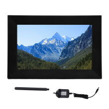 Ramă foto digitală cu control prin aplicație gratuită, ecran tactil IPS HD, conectivitate WiFi pentru redare video, rotire automată, suport