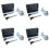 4X Mini Theremin Musical Electronic Instrument with Screen Display Gift Black 1