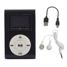 Kompakter MP3-Player mit rückseitigem Clip-Design, langer Akkulaufzeit, benutzerfreundlicher digitaler Musikplayer mit Mini-LCD-Bildschirm und