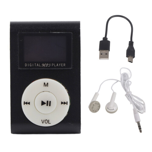 Συμπαγές Mp3 Player με σχεδιασμό κλιπ στο πίσω μέρος, μεγάλη διάρκεια ζωής μπαταρίας,