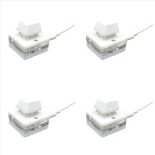 Teclado USB com 4 teclas de atalho programáveis, teclado macro personalizável, mouse com tecla de atalho, mini teclado RGB com um único botão.