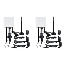 medidores de energia Tuya Smart Life trifásicos com Wi-Fi, 120A, com transformador de corrente e aplicativo para monitoramento e registro de consumo.