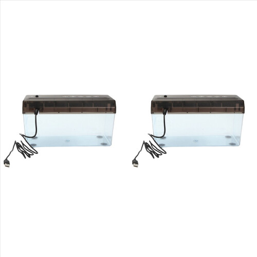 destructeurs de documents électriques USB à double usage, mini de bureau, pour factures et documents A4, idéal pour la maison et le bureau.