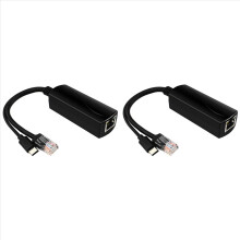 2x para 5 Splitter PoE 5V 4A 10/100/1000Mbps IEEE802.3af/At Tipo C Splitter PoE para 5B