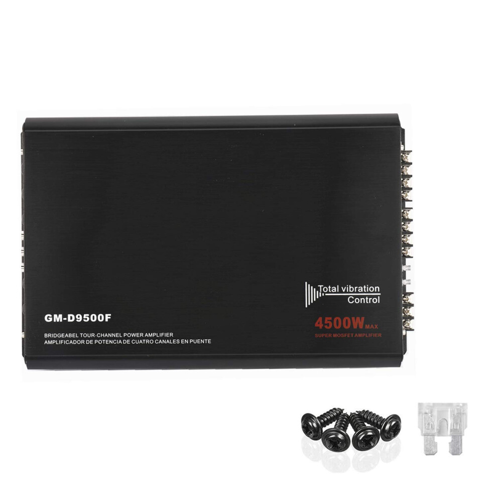 4500W 4Channel Car Amplifier Class A/B Stereo With 3D Surround And Durable Alloy Casing 9189345653353