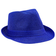 Luxe Caroler Hat Victoriaanse Hat Mens Grooms Hat-Koningsblauw