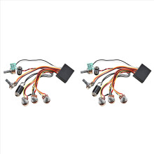 2X 3 Bands Actieve & Passieve EQ Equalizer Preamp Circuit voor Pickup