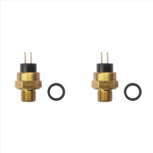 2x Motorfiets radiatorventilator temperatuurschakelaar watertemperatuursensor M14x1.5