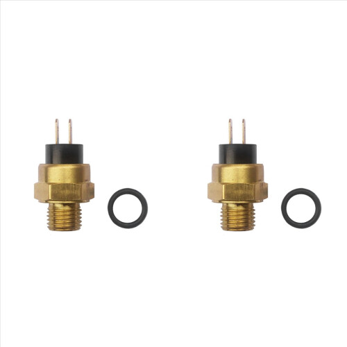 2x Motorrad-Kühlerlüfter-Temperaturschalter Wassertemperatursensor M14x1,5