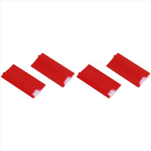 Paar RC-Spielzeughubschrauber-Upgrade-Seitenflügel-Set C138 für RC ERA C138 Bell 206 1:33 RC-Spielzeughubschrauber-Teile Rot