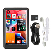 Kabelloser MP3-Player mit Touchscreen, Android-MP3-Player mit Bluetooth- und WLAN-Konnektivität, 4-Zoll-Display, 1080p-HD-Video, FM-Radio,