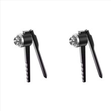 2 peças de 20 mm para fechar frascos de penicilina com crimpagem manual e fixação por anel.