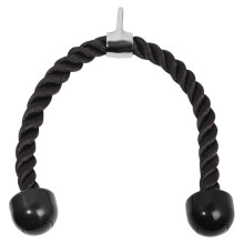 Accessorio per macchine a cavi, attacco pratico e materiale resistente, corda in nylon resistente con struttura a corda intrecciata, fermo in gomma