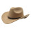 Homburg Cowboyhüte, moderner Porkpie-Hut, stilvoller-Kamel 1
