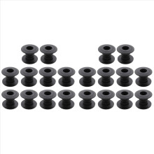 Conjunto de 20 peças de rolamentos para mesa de pebolim, incluindo hastes e buchas.