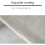 Efficient Wall Hanging Storage, High Quality Canvas Organizer With Iron Frame Support For Dormitory, Bathroom, And Kitchen Use (White) 4