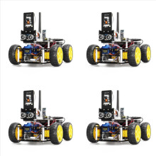 4X vývojová sada robotická sada pre programovanie Keil 5 kombinujúca ESP32 CAM s elektronickou robotickou sadou STM32