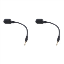 2X Replacement Game Mic 3.5mm Microphone for Cloud 3 III Gaming Headsets Headphones