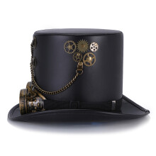 Stilvoller Rollenspielhut für Halloween und Cosplay,- FHT103BK