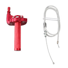 CNC Aluminium Gasgriffe 22mm/0,87 in Motorrad