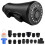 Kitchen Faucet Spray Head Replacement with 3 Modes, 15 Adapters, Matte Black Pull Down Nozzle 1