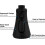 Kitchen Faucet Spray Head Replacement with 3 Modes, 15 Adapters, Matte Black Pull Down Nozzle 5