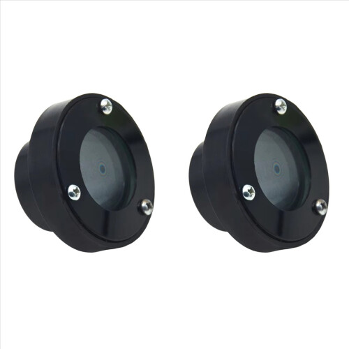 2x Ring Physikalische Experimentierausrüstung Lehrinstrument Laborausrüstung Plankonvex J25021