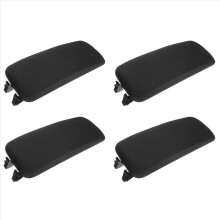 Tampa superior do apoio de braço do console central (4 unidades) para A1 8X1 8XK 2012-2018 8X0864245B - Capa preta para apoio de braço central